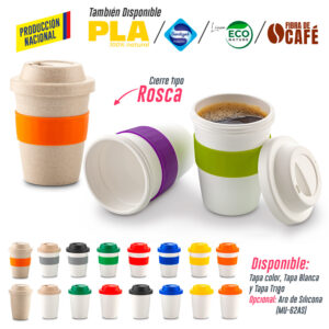 Mug Plastico Coffee Plus 12oz- Producción Nacional PRECIO NETO