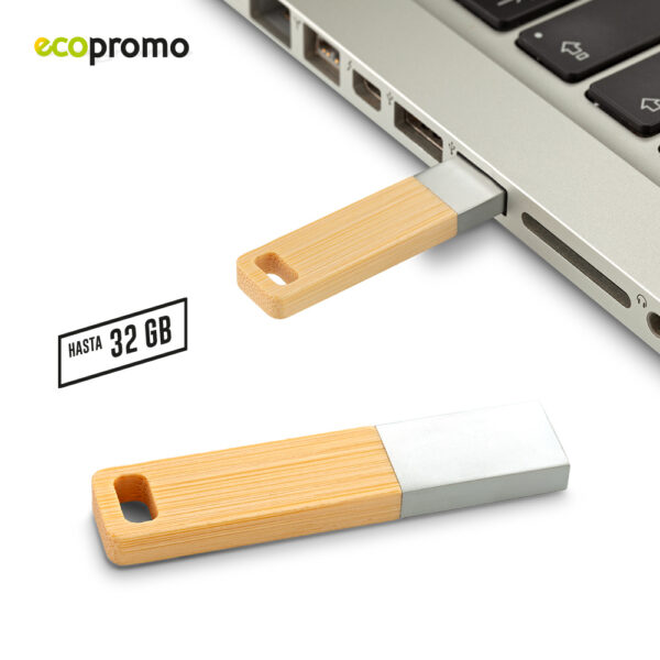 Memoria USB Mini Bamboo PRECIO NETO