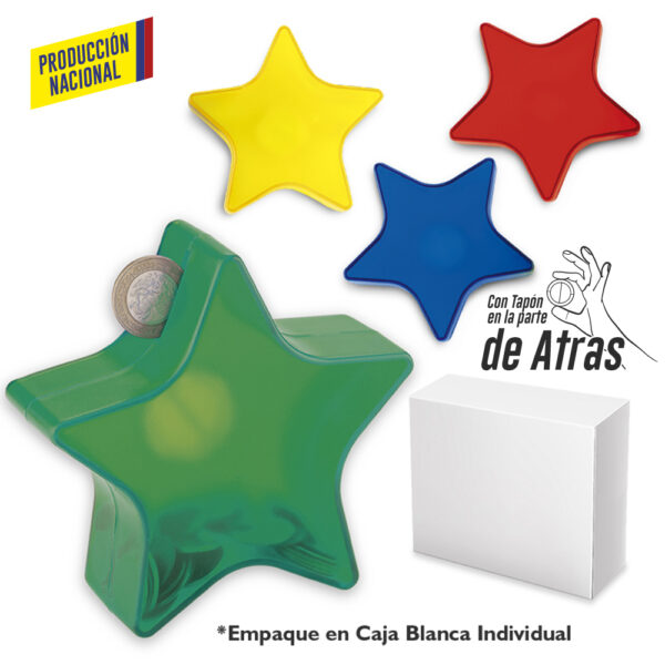 Alcancía Estrella 13.5cm- Producción Nacional