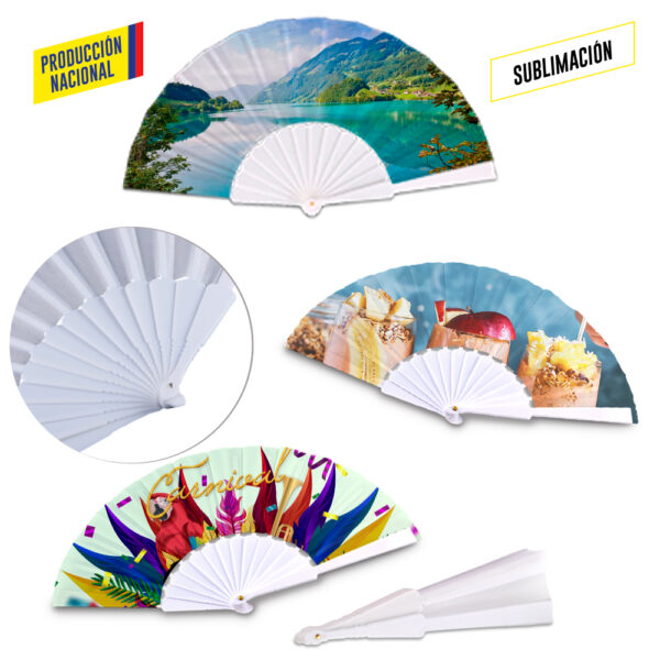 Cuerpo Plastico para Abanico (Tela impresa Prod Nal) PRECIO NETO