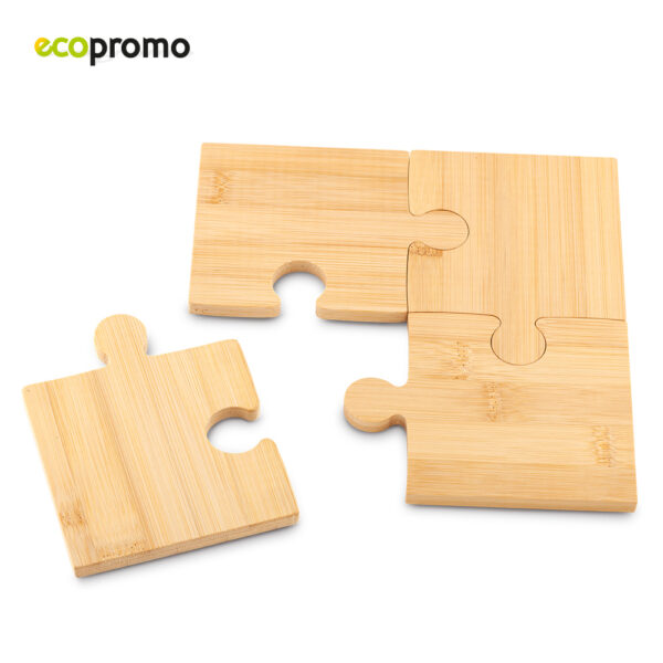 Set Portavasos Bamboo Puzzle - Image 4
