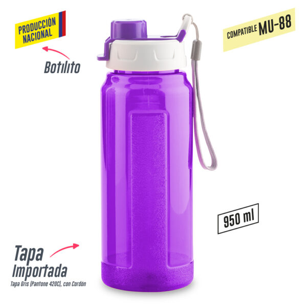Botilito Plástico Galaxy 950ml - Producción Nacional - Image 4