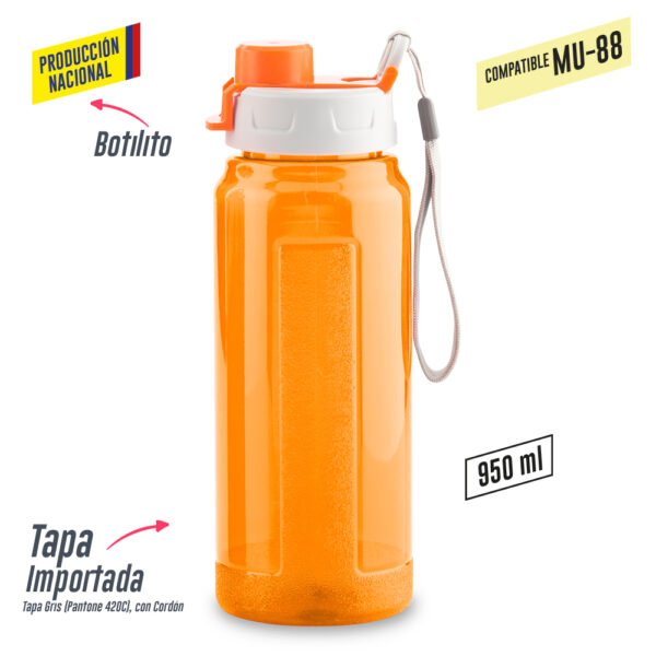 Botilito Plástico Galaxy 950ml - Producción Nacional - Image 5