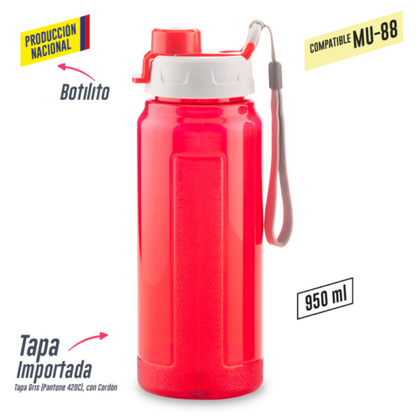 Botilito Plástico Galaxy 950ml - Producción Nacional - Image 6
