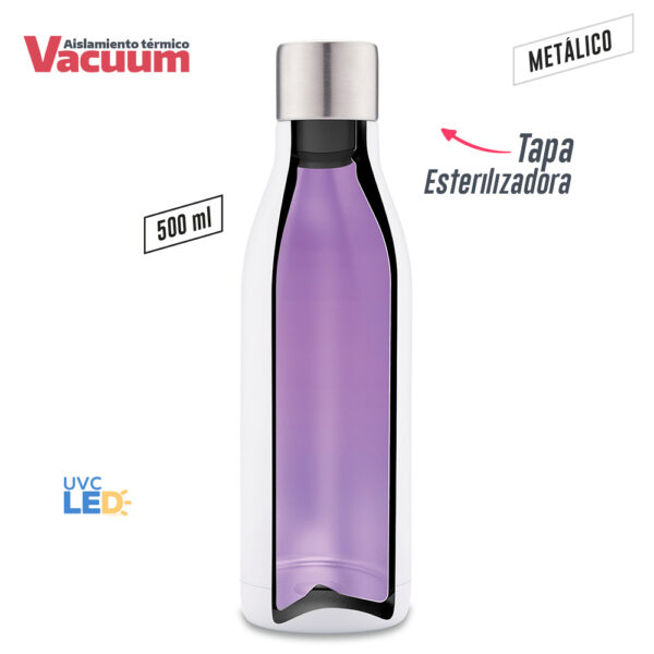 Botilito Metálico UV-C Clean 500ml PRECIO NETO - Image 5