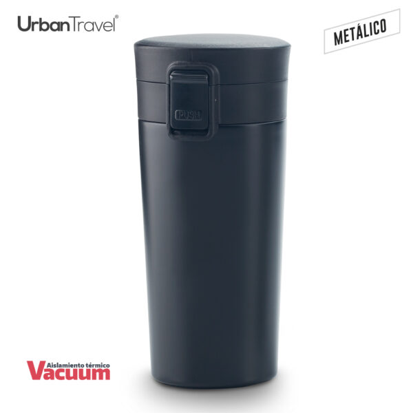 Mug Metálico Doble Pared Coffee Urban Travel 380ml - Image 4