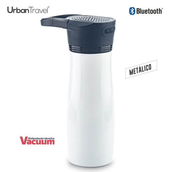 Botilito Metálico con Speaker Urban Travel 530ml - Image 3