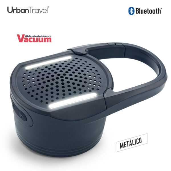 Botilito Metálico con Speaker Urban Travel 530ml - Image 4