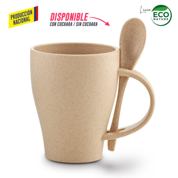 Mug Plástico con Cuchara Tiffany 350ml - Producción Nacional - Image 7