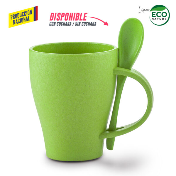 Mug Plástico con Cuchara Tiffany 350ml - Producción Nacional - Image 9