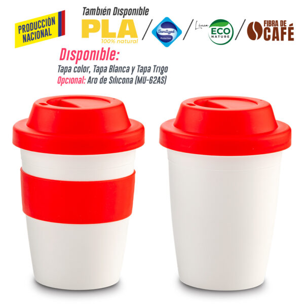 Mug Plastico Coffee Plus 12oz- Producción Nacional PRECIO NETO - Image 10