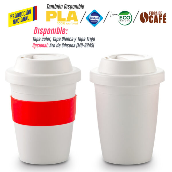 Mug Plastico Coffee Plus 12oz- Producción Nacional PRECIO NETO - Image 4