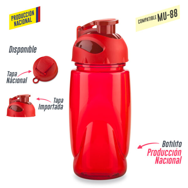 Botilito mini Spring 550ml (Tapa Importada o Nacional) - Image 7