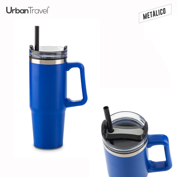 Mug Metálico y Plástico Chester Urban Travel 900ml NUEVO - Image 3