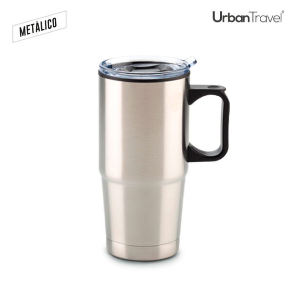 Mug Metálico Cobalt Urban Travel 600ml NUEVO - Image 3
