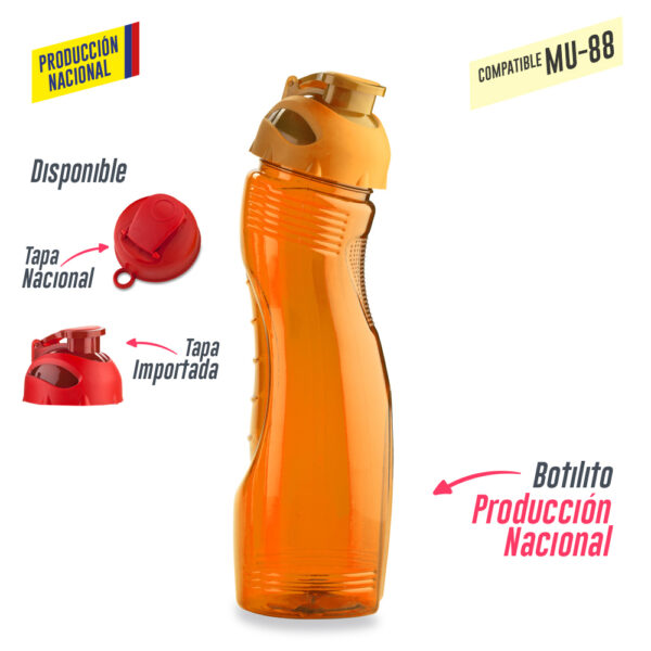 Botilito Saturno PVC 850ml - Produccion Nacional (Ver MU-35 - Tapa Pesta) - Image 6
