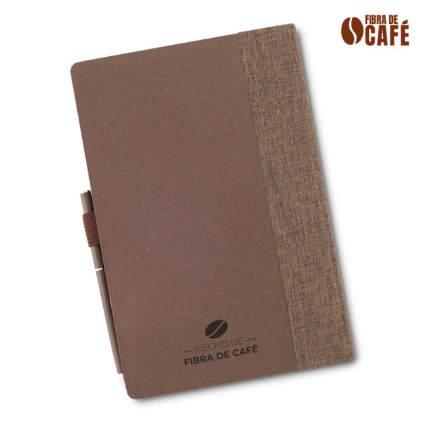 Set de Libreta y Bolígrafo Eco Coffee - Image 4