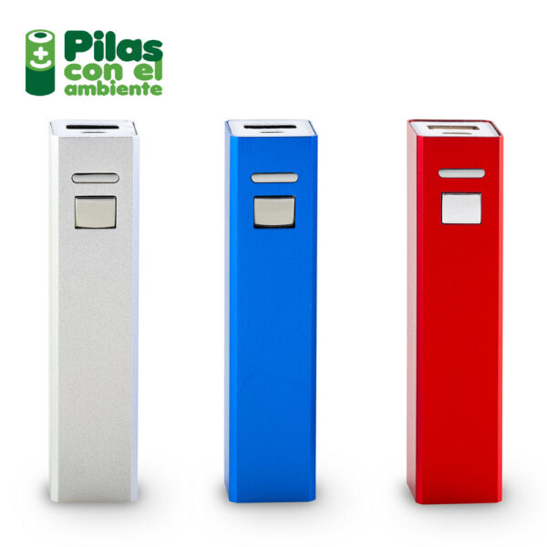 Pila Recargable Power Bank Con Boton 2200mAh - Image 2