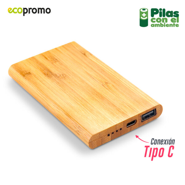 Pila Recargable en Bamboo Nipax 5000mAh II NUEVO - Image 3