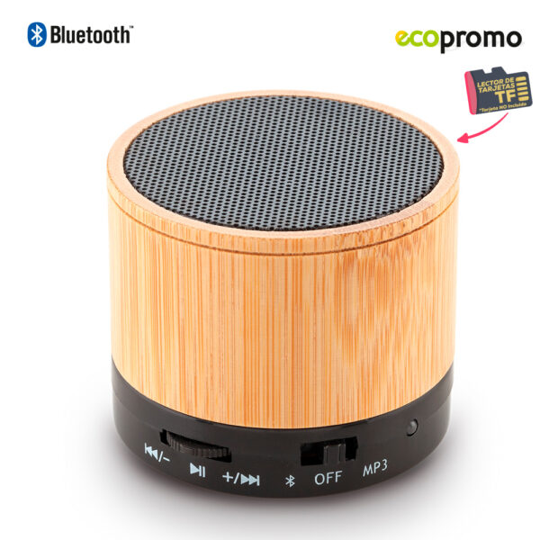 Speaker Bluetooth Artix Bamboo - Image 2