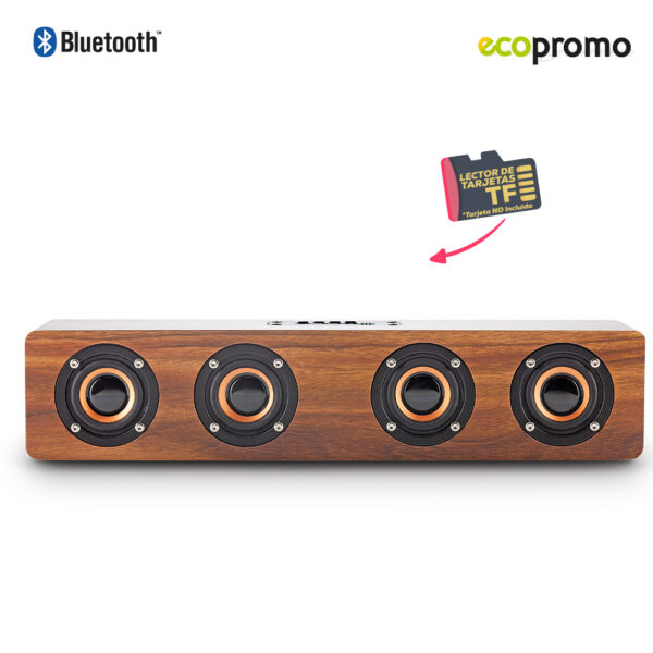 Speaker Bluetooth Retro Bamboo - Image 2