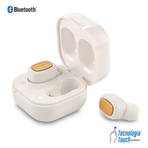 Audífonos Bluetooth Eco Bamboo - Image 3