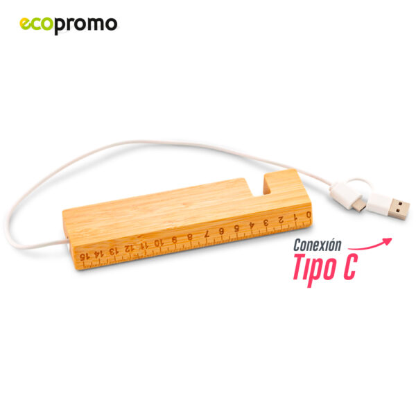 Puerto USB Ruler Bamboo NUEVO - Image 4