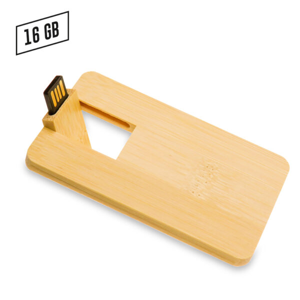 Memoria USB Credit Card Zilda Bamboo PRECIO NETO - Image 5