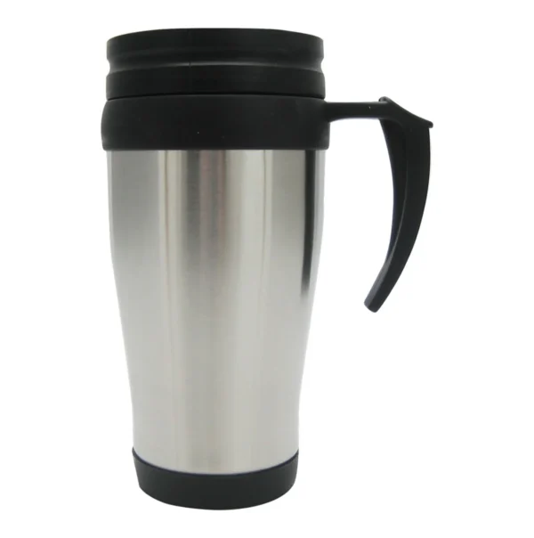 Vaso Viajero Metálico 14oz Plata - Image 3