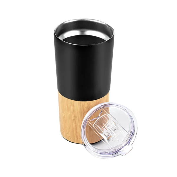 Vaso Viajero Bambú Metal - Image 2