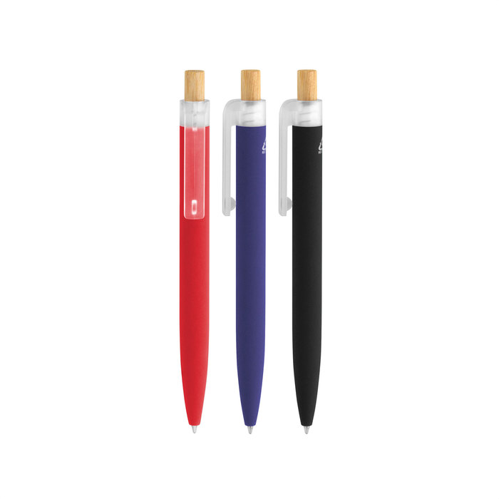 Bolígrafo aluminio reciclado y bambú "BALU"
