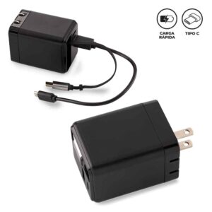 MULTICARGADOR CON PUERTOS FAST 35W